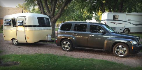 Hhrbie and The Scamp  – How small of a tow vehicle do you have? What to do? 